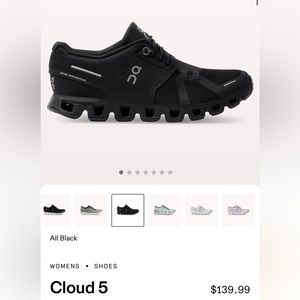 On Cloud Running shoes size 6.5 womens